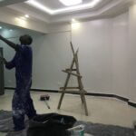 Painter on site